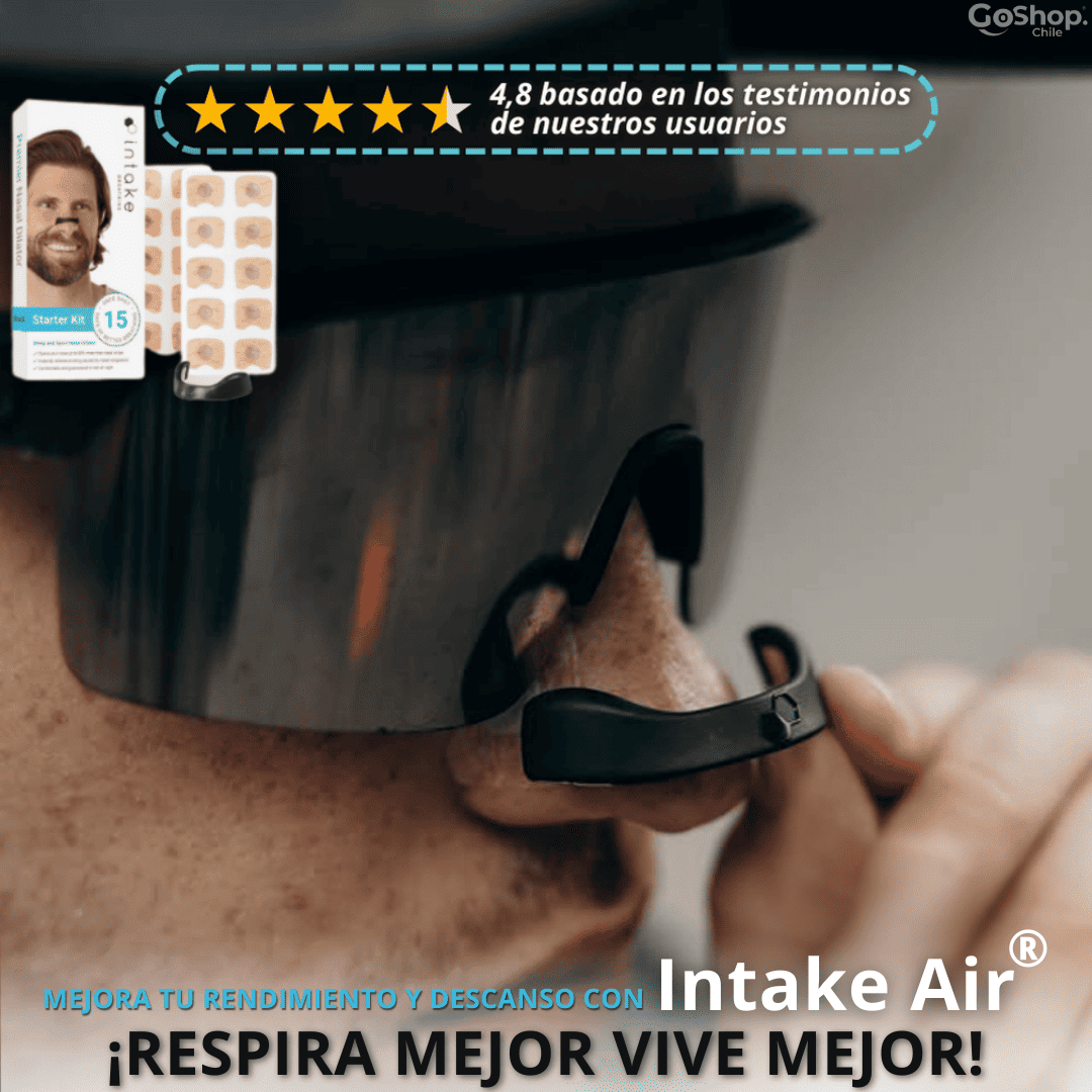 Intake Air®: DILATADOR NASAL MAGNETICO + Guia GRATIS