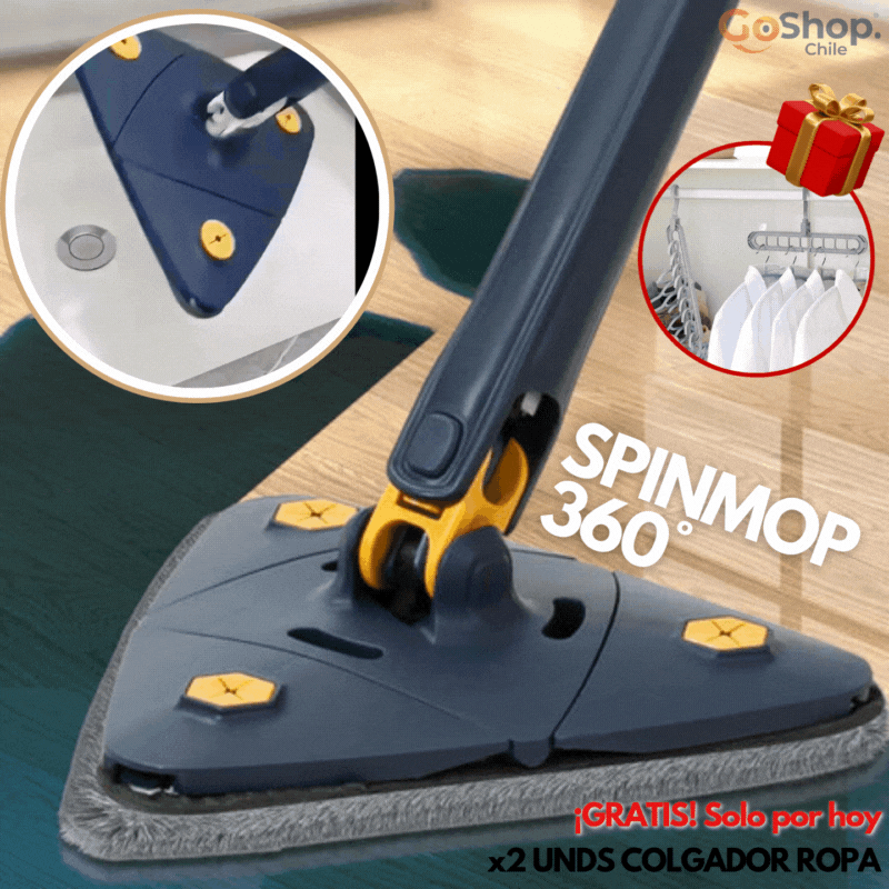 SPINMOP360™: Trapeador Autodrenante + Colgador x2 GRATIS🎁