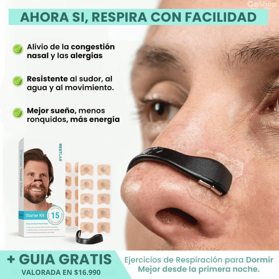 Intake Air®: DILATADOR NASAL MAGNETICO + Guia GRATIS