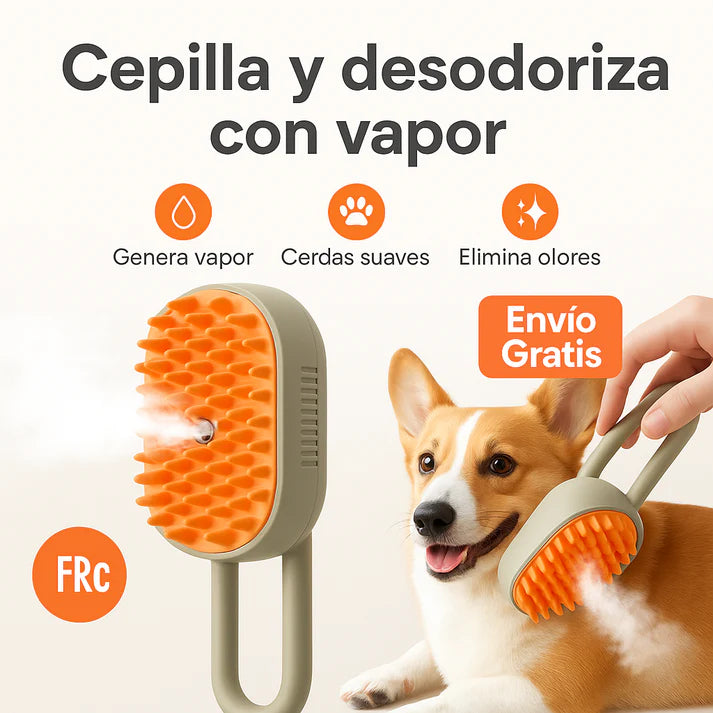 VaporClean Pets™: CEPILLO 3 EN1 PARA MASCOTAS