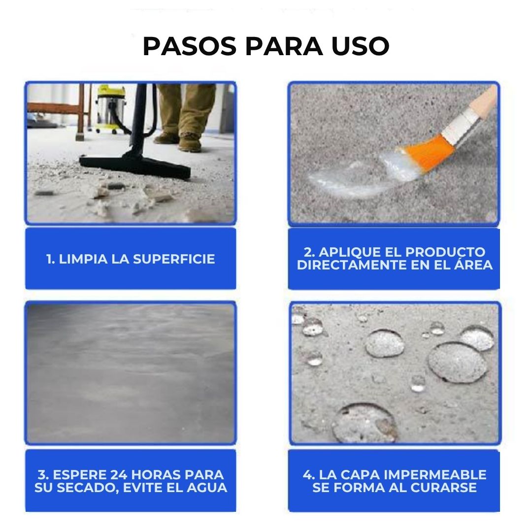 Efecto repelente al agua tras aplicar HydroShield en superficie tratada