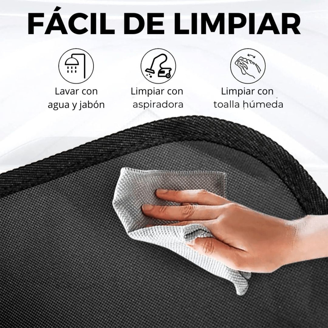 Protección impermeable para asientos de auto con PawGuard en uso