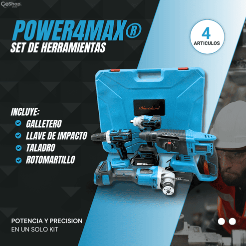 Power4MAX®: SET DE HERRAMIENTAS