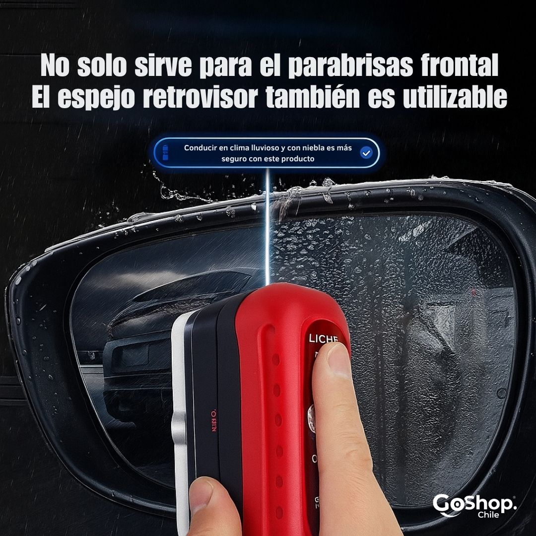ClearWipe™ 2x1 Vidrios sin grasa, visibilidad perfecta.