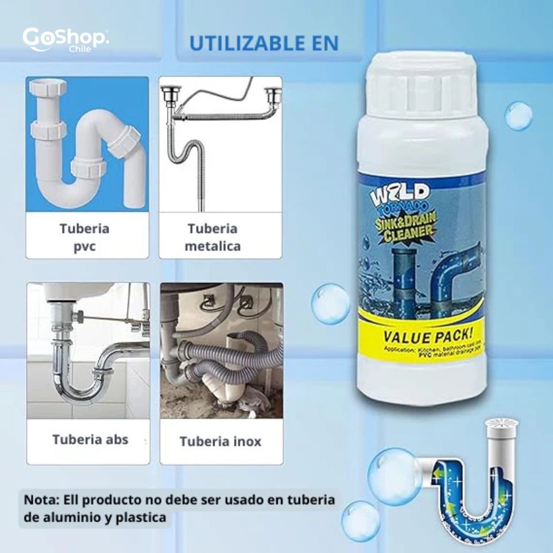 Destapador reutilizable ideal para limpiar desagües y evitar malos olores