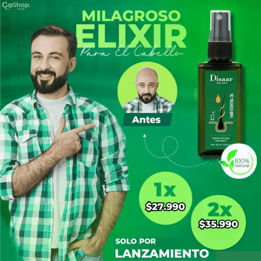 Elixir Capilar 2en1: Crecimiento y Control de Caída – 100% Natural
