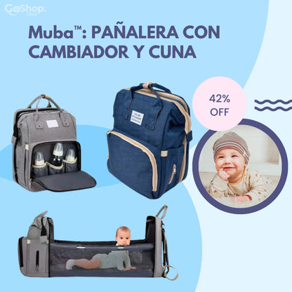 Muba™: Lleva todo lo que tu bebé necesita en un solo lugar 💕 + Pulsera Repelente 🎁